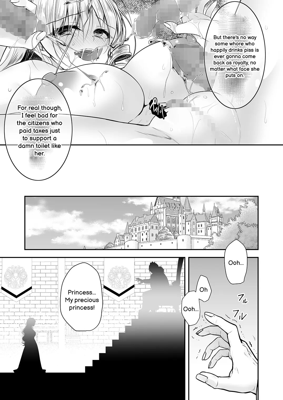 Hentai Manga Comic-Otherworld Gangrape 2 ~There is No Way A Dignified Princess Knight Succumbs to The Barbarian's Dick~-Read-48